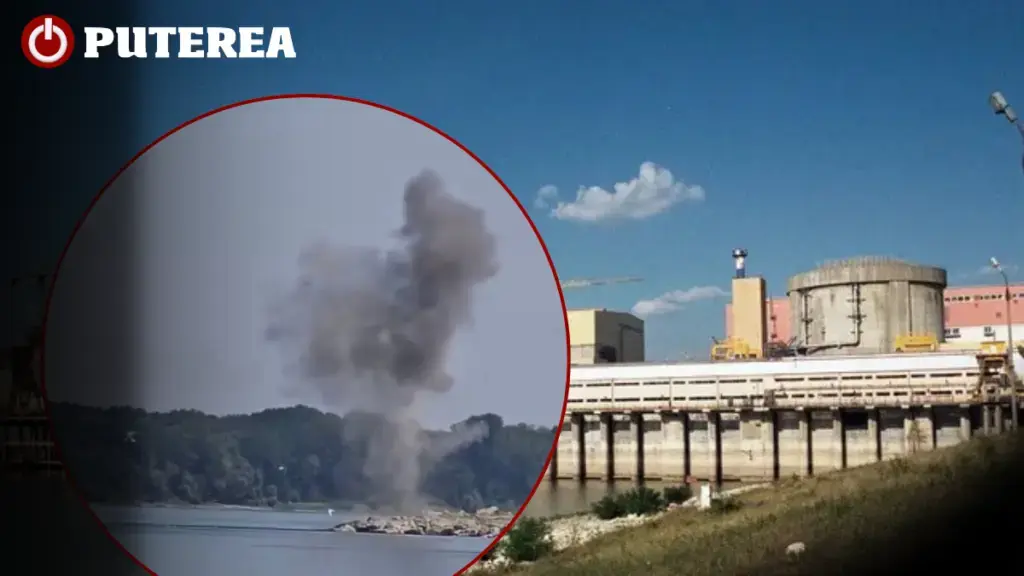 Armata deviază Dunărea lângă Cernavodă printr-o detonare controlată