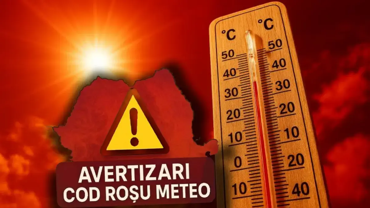 Cod roșu de caniculă: Trei județe sub asediul temperaturilor de 40 de grade