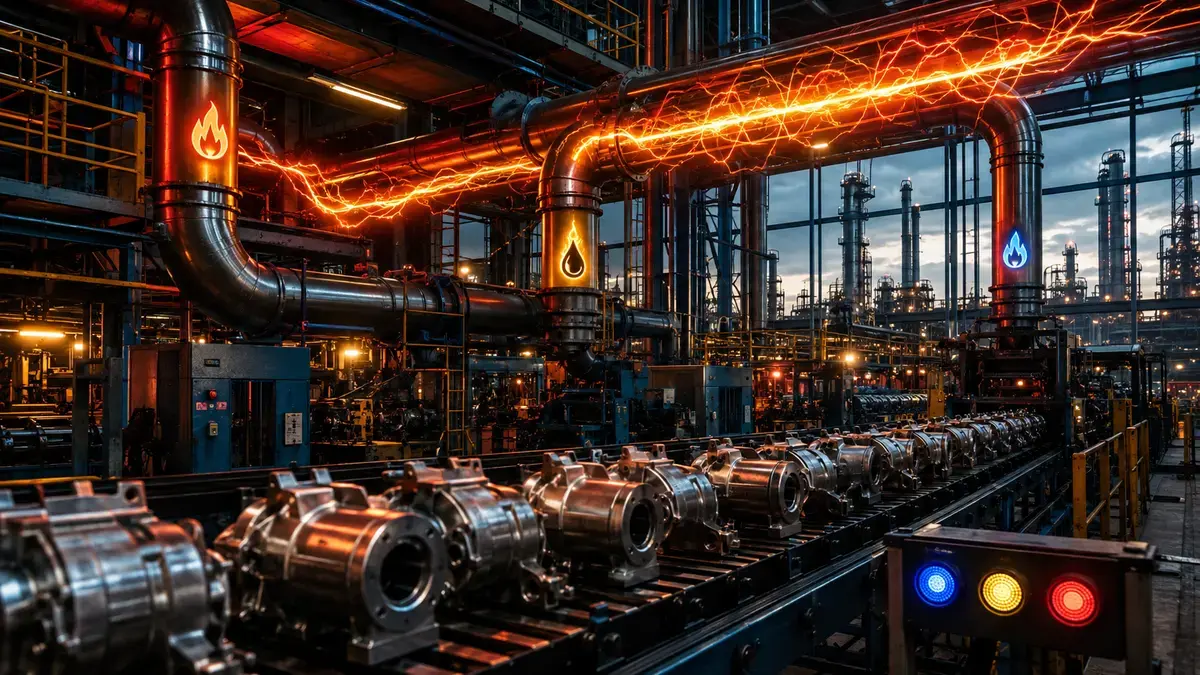 Factura energetică sufocă industria: Prețurile de producție au urcat cu 12,7%