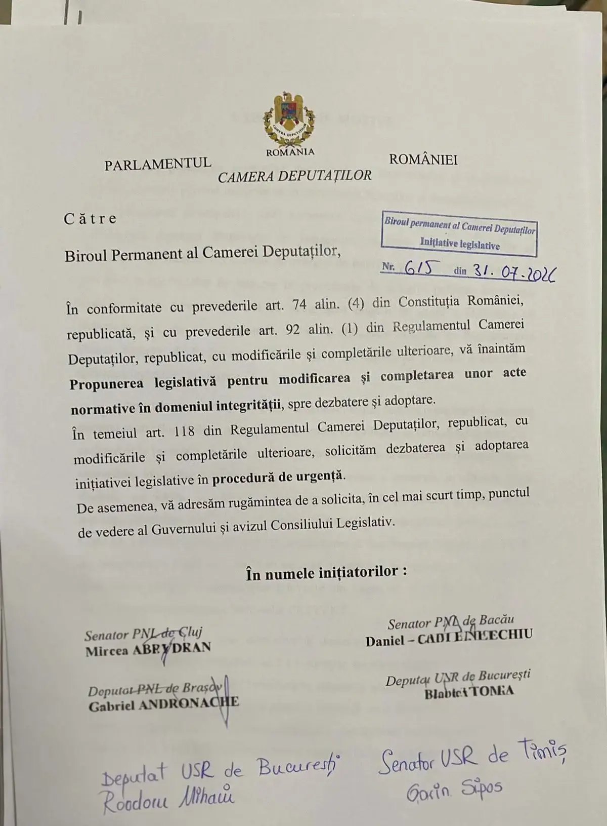 Legea ANI, din nou pe masă: Abrudean cere PSD să nu o strice