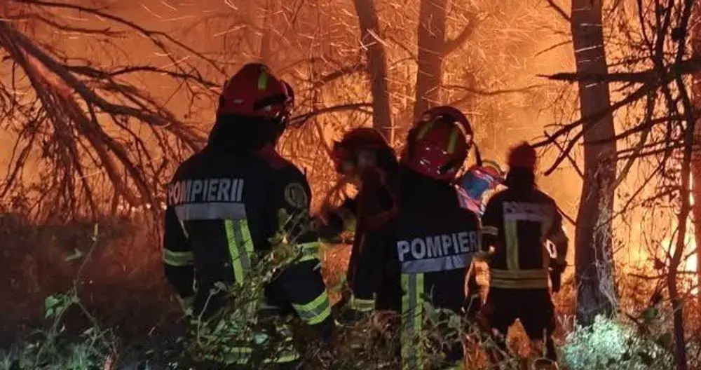 Macron mulțumește României pentru ajutorul dat în lupta cu incendiile din Franța