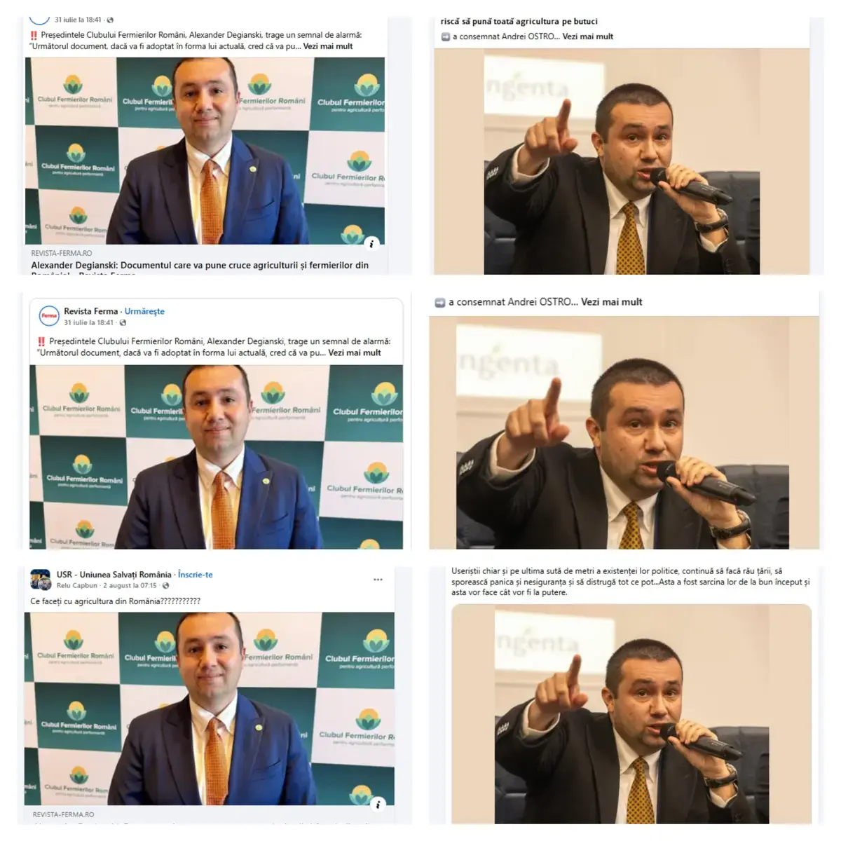 Strategia Biodiversității, sub tirul dezinformării: Alexander Degianski, acuzat că manipulează fermierii