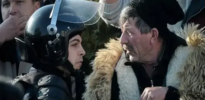 Tensiuni la ANSVSA: Oierii au protestat violent, Jandarmeria a intervenit cu gaze lacrimogene