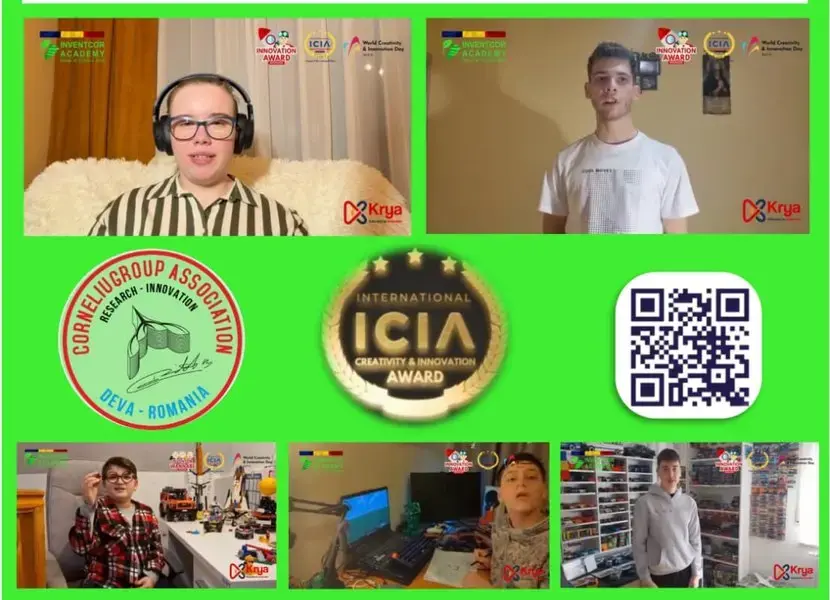 Tineri inventatori români premiați la nivel mondial pentru ideile lor inovatoare