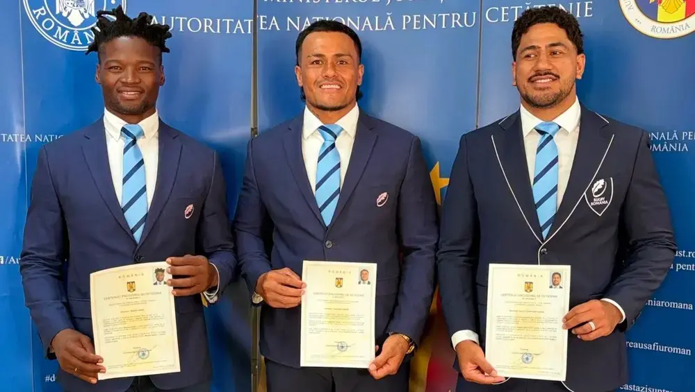Trei rugbyști din Emisfera Sudică, acum cetățeni români