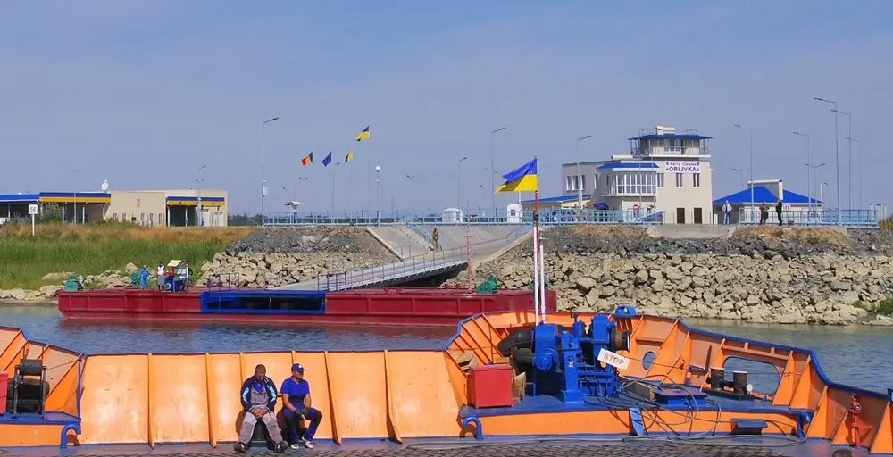 Circulația cu bacul între Isaccea și Orlivka a fost reluată fără restricții