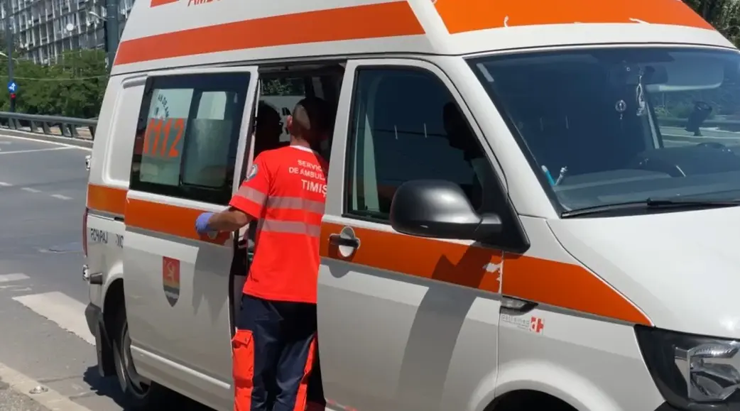 Accident rutier în Timișoara: O femeie de 83 de ani a ajuns la spital