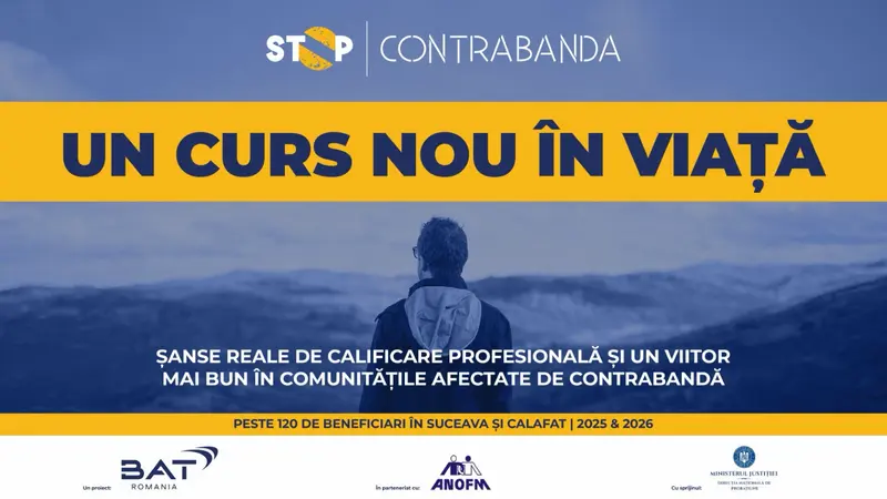 ANOFM și BAT România creează locuri de muncă în zone afectate de contrabandă