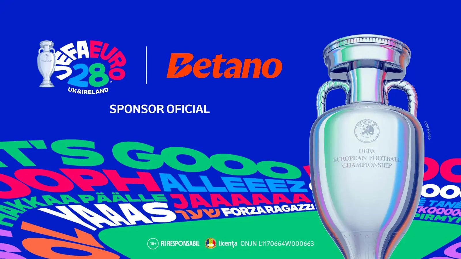 Betano devine Sponsor Oficial al UEFA EURO 2028™ în parteneriat cu Kaizen Gaming